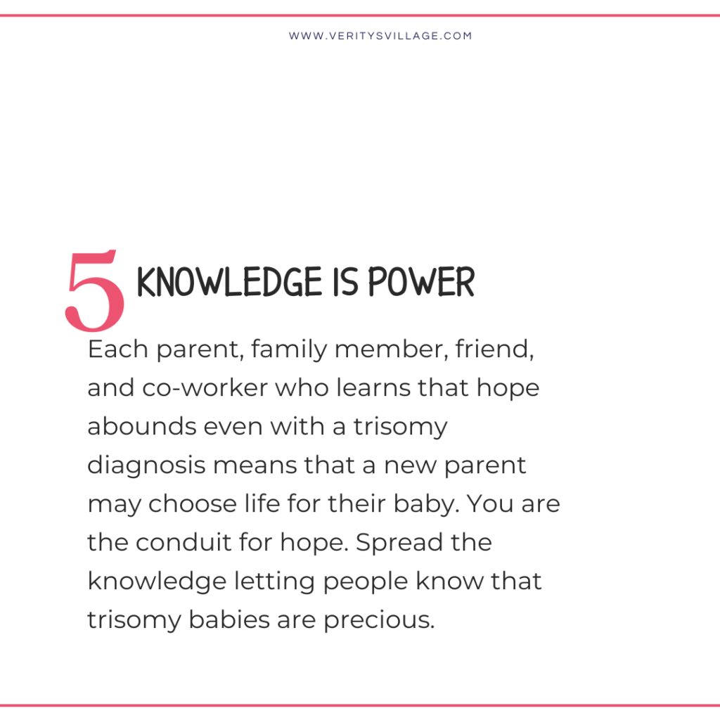 Trisomy Awareness Month